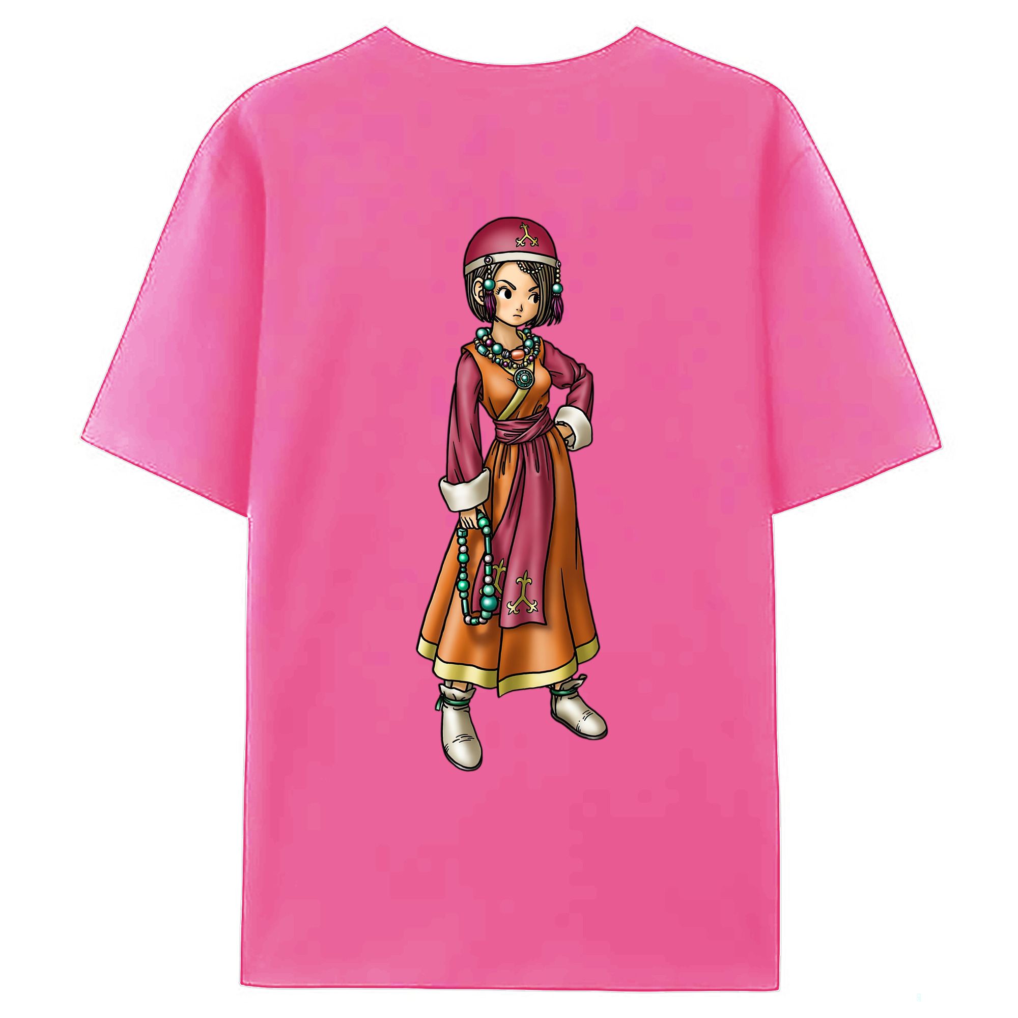 （画像用） ドラゴンクエスト Doragon Kuesuto Dragon Quest レディース半袖Tシャツ(バックプリント)